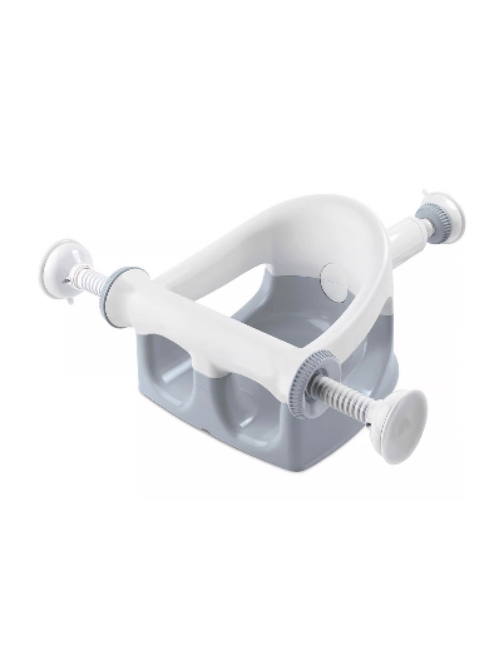 Summer Infant My Bath Seat White & Gray Bath Support Seat with Suction Adjusters